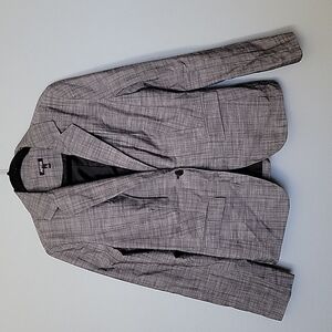 Apt 9. Office Career size 10 gray One Button blazer